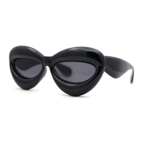 Black Sunglasses Women Fashion Designer Lips Frame Luxury‎ Beach Festival  Party