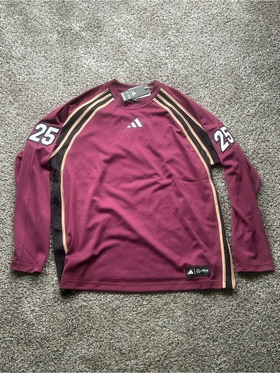 Adidas AMG Mercedes Petronas F1 Team Las Vegas Maroon Men’s Size XL KG4795