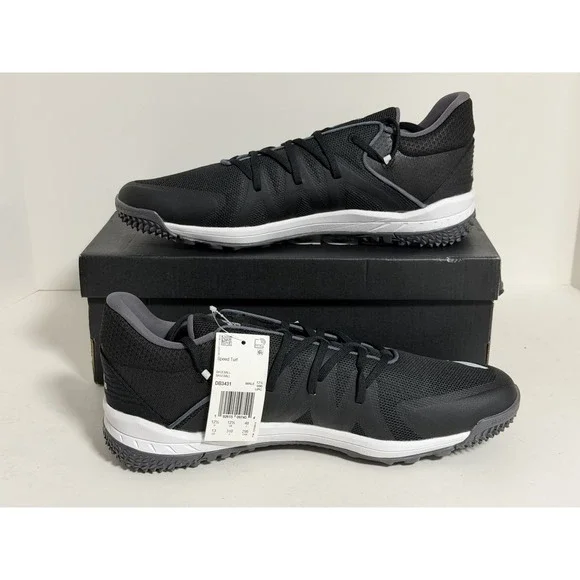 Adidas Speed Turf Baseball Shoes Black Men's Size 13 Db3431