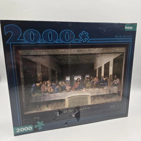 NEW Buffalo Games Last Supper By Leonardo Da Vinci 2000 Piece Jigsaw Puzzle