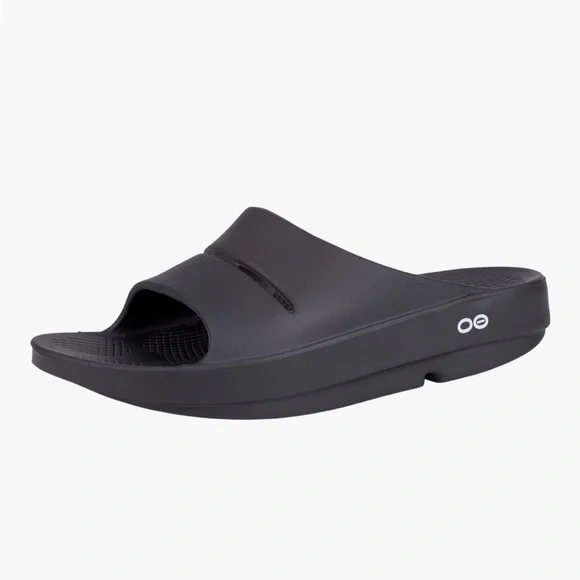 OOFOS unisex-adult black Ooahh recovery Slide Men’s size 11