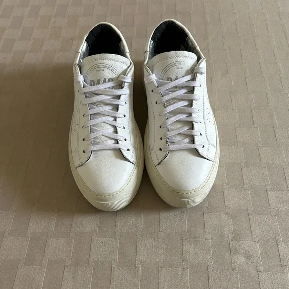 P448 Thea Perforated Platform Sneakers