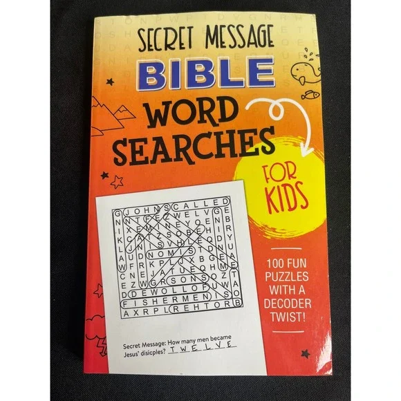 Secret Message Bible Word Searches for Kids Shiloh Kidz 100 Puzzles