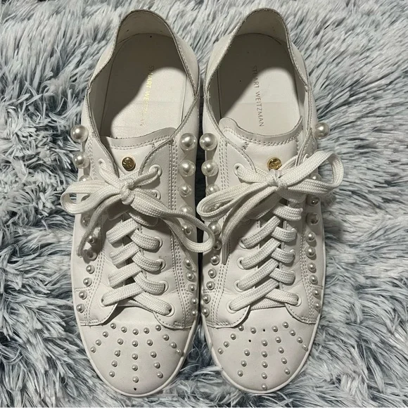 Stuart Weitzman, Goldie Convertible Sneaker - Size 9.5