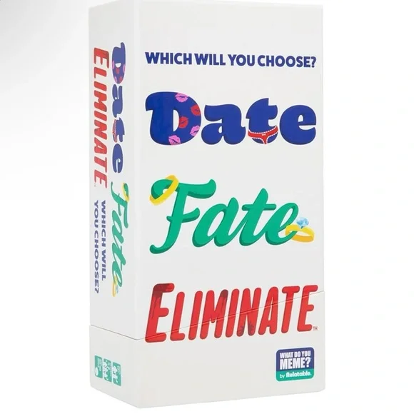 DATE FATE ELIMINATE - The Card Game That Tests Your Taste