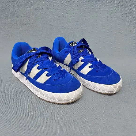 Adidas Originals x atmos ADIMATIC SKATE Shoes Blue Men US 8