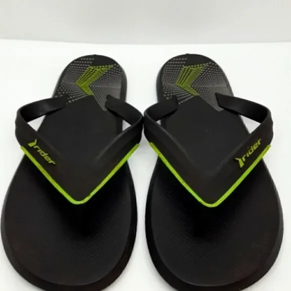 Rider Strike Graphic Men's Flip-Flops Made in Brazil Size 11