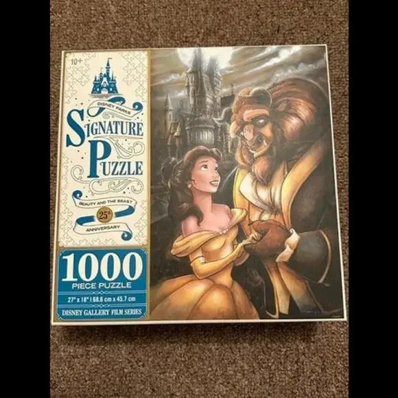 Disney Signature Beauty & the Beast 1000-Piece Puzzle - Enchanting Entertainment