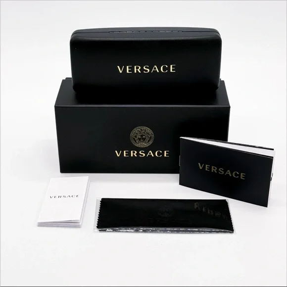 NEW VERSACE SQUARE SUNGLASSES MOD 4465 5456/87 BROWN VE4465 545687 WOMEN EYEWEAR
