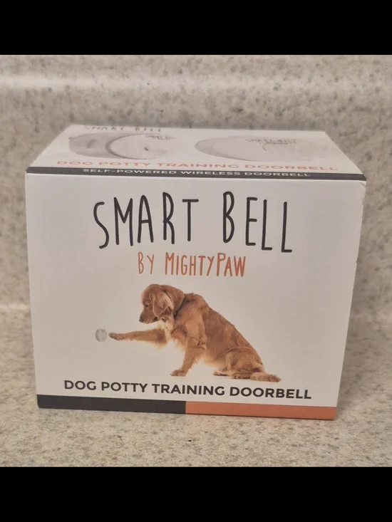 SMART BELL 2.0  by Mighty Paw Dog Potty Training Self-Powered Wireless Doorbell.