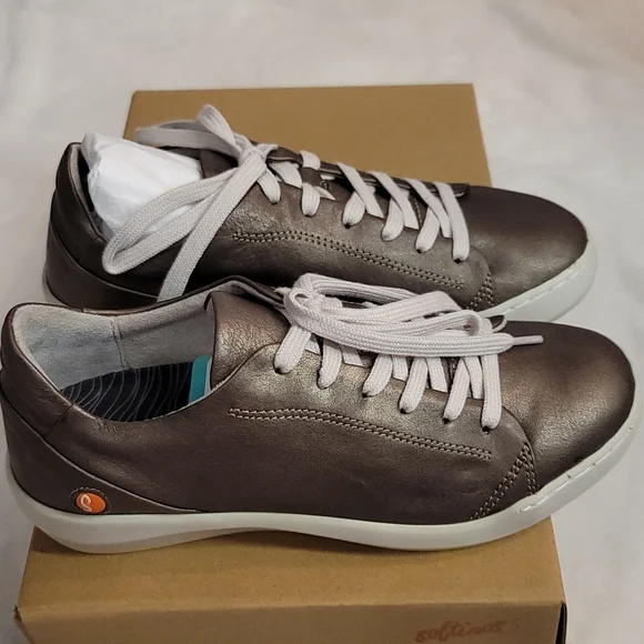 Softinos by FLY London Leather Lace-Up Sneakers - Bauk