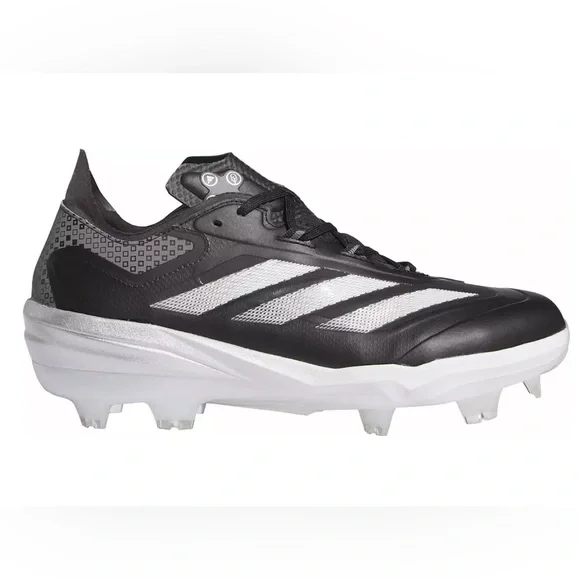 Adidas Adizero Impact TPU Black White Cleats JI1467 Men's Sz‎ 14 NWT