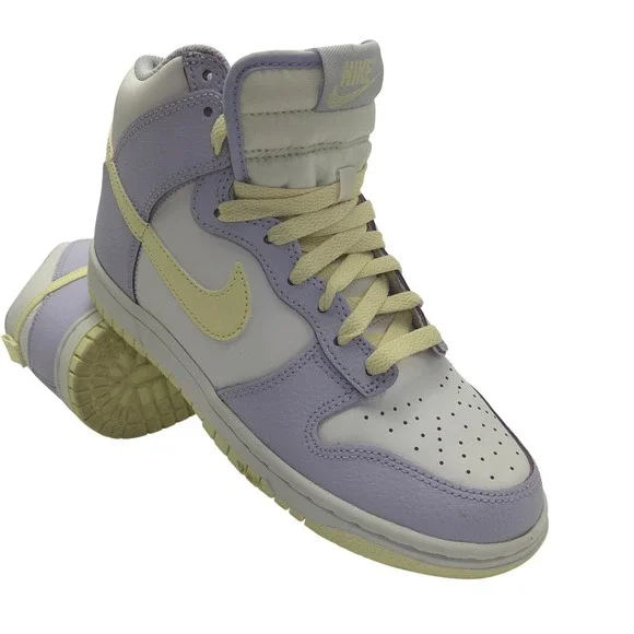 Nike Dunk High Oxygen Purple White Sail Womens Sneakers FN3504-100 Size 7
