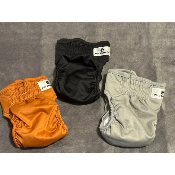 NWOT Pet Patents Washable Female Dog diaper 3ct
