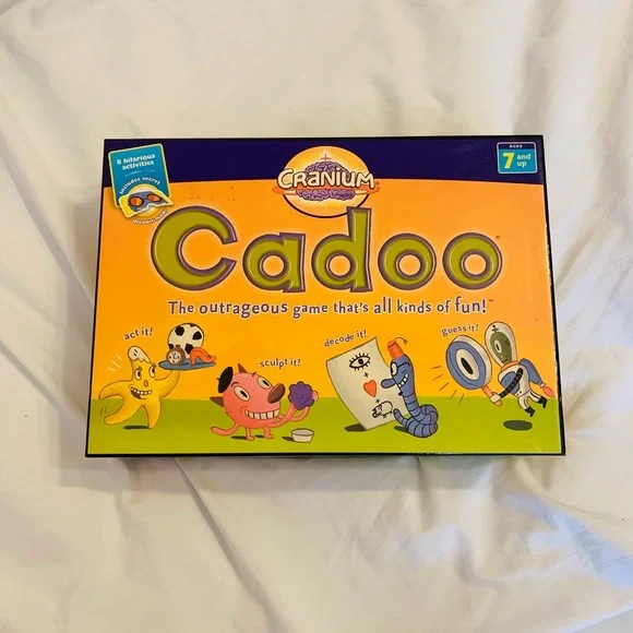 Cranium Cadoo Vintage Kids Family Board Game- Creative Interactive Fun