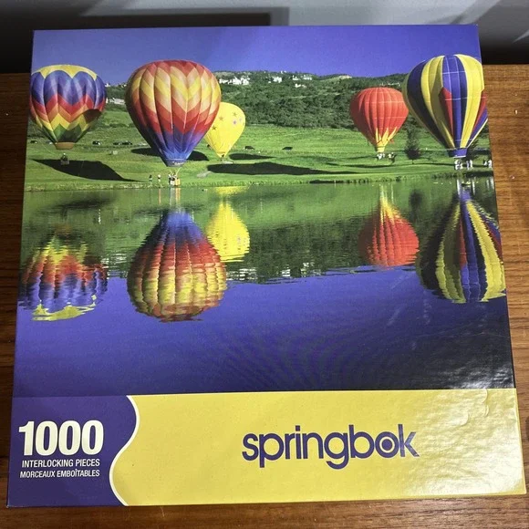 Springbok UP, UP AND AWAY Puzzle‎ 1000 Pieces NEW Sealed Hot Air Balloons