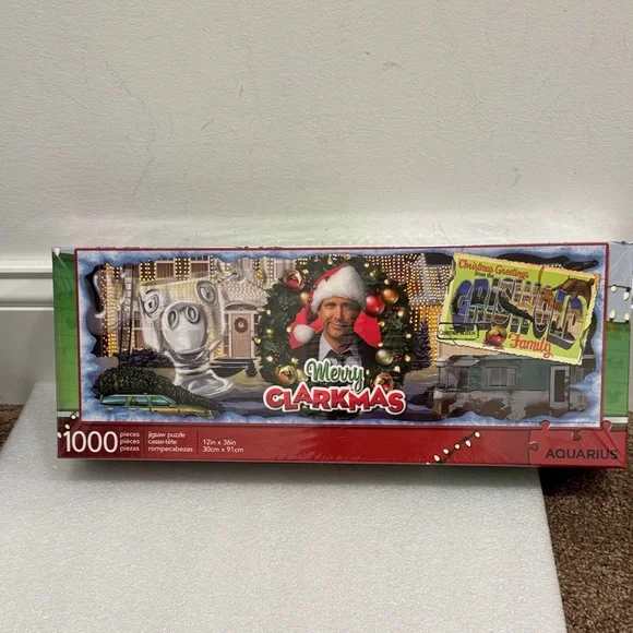 National lampoons Christmas vacation merry clarkmas 1000 piece puzzle NIP