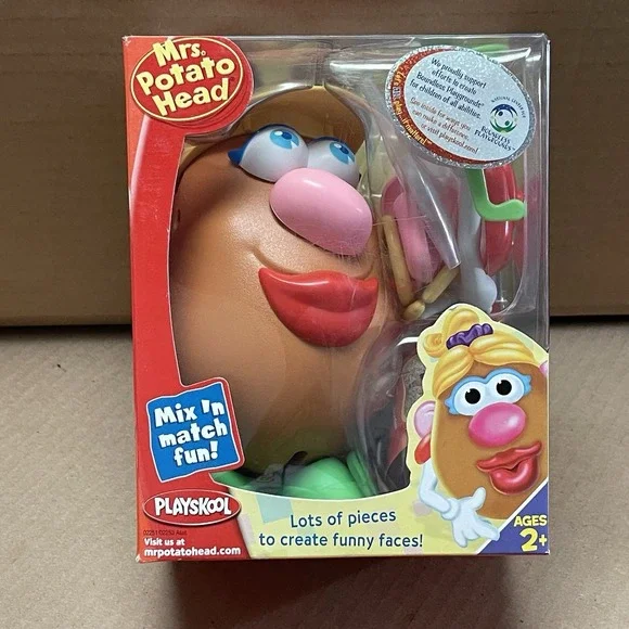 Mrs.‎ Potato Head Mix 'n Match Fun – 2004 Playskool – Complete In Original Box
