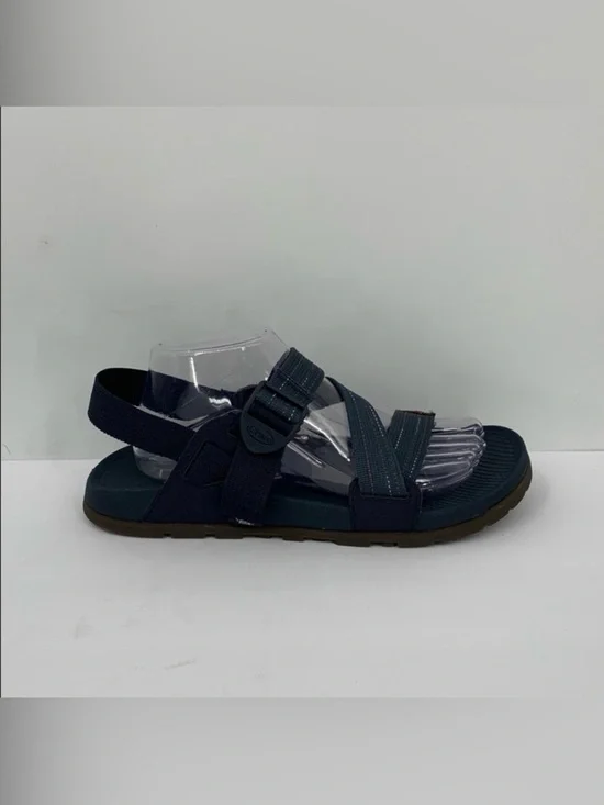 Chaco Lowdown lug sandal shoe strappy comfort navy blue outdoor hiking men 9