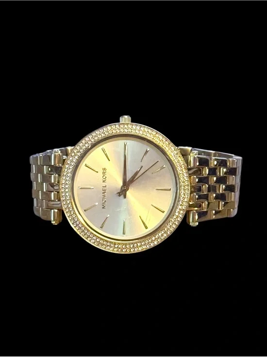 Michael Kors Darci gold tone stainless steel watch
