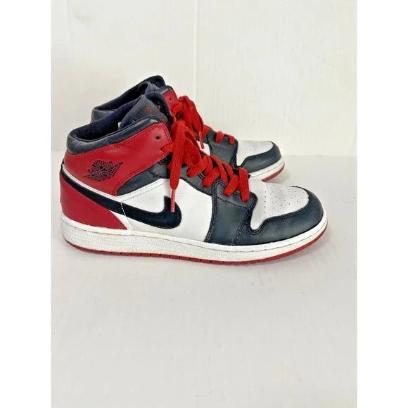 Nike Air Jordan Retro 1 Old Love 2007 Black Toe Youth 6 Women's 8