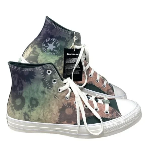 Converse Chuck Taylor High Skate Sneaker Vintage Green Canvas Men's Shoe A07147C