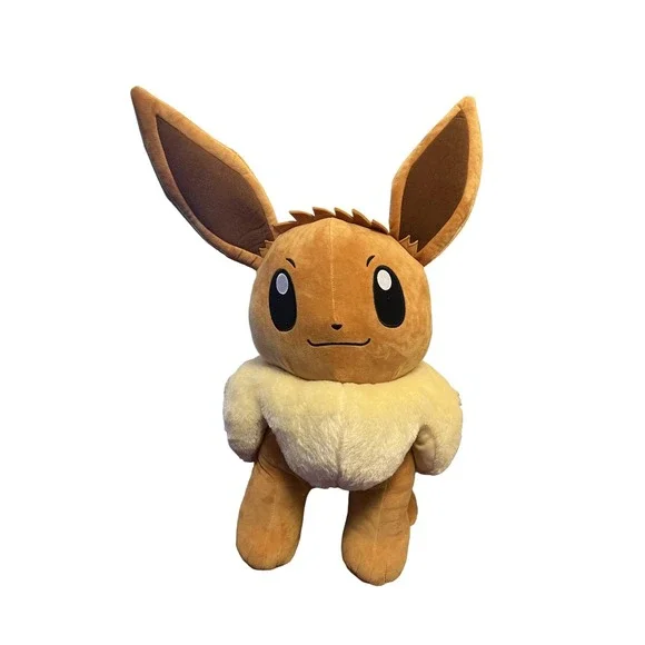 Pokemon Eevee Plush Unisex Large Brown 24 Inch Stuffed Animal 2022