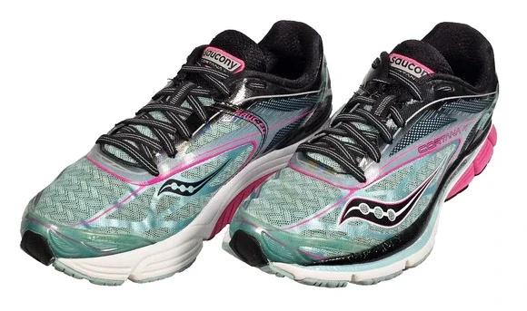 Saucony Women's Cortana 4 Running Shoes Blue Pink Black Size 7.5 S10240-2