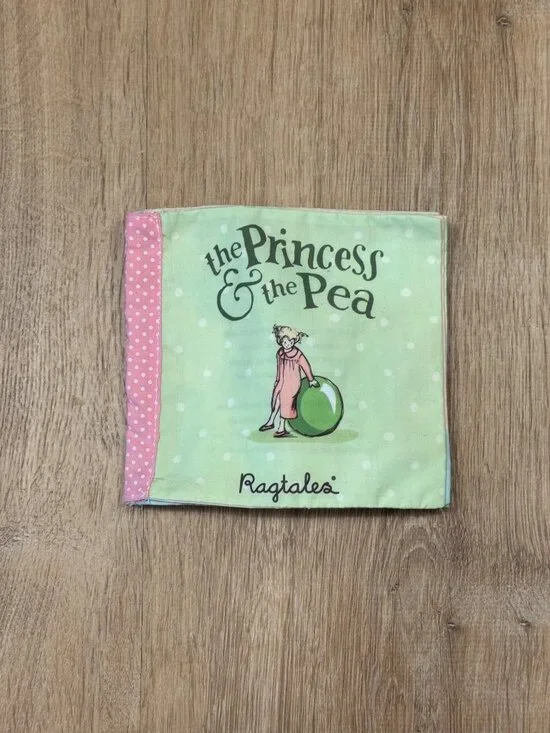Ragtales Princess & The Pea Fabric Storybook For Kids