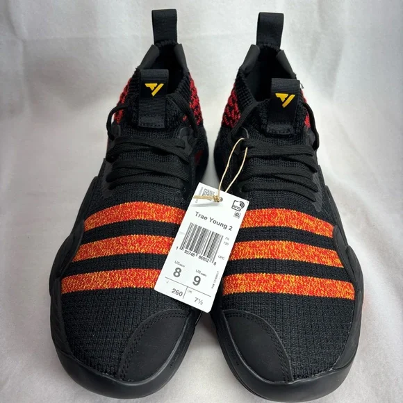 Men's Size 8 - adidas Trae‎ Young 2 'Hawks' Red/Black NWOB