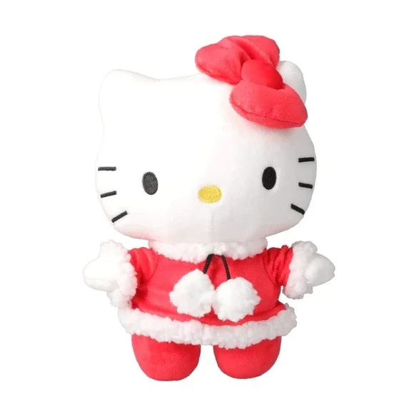 Hello Kitty Sanrio Christmas Plush Gift Soft Cuddly Stuffed Animal 8 in Ages‎ 3+