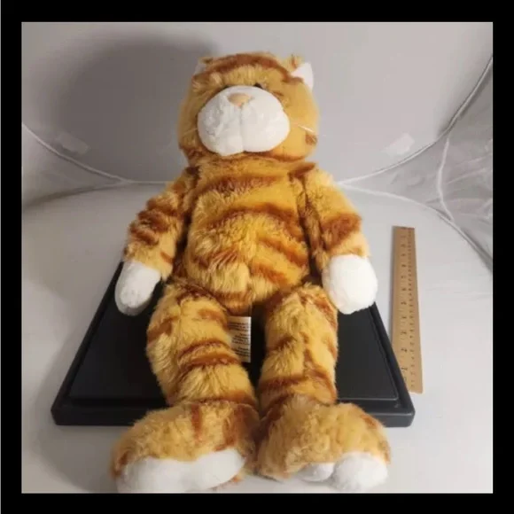 Vintage 1997 Build-A-Bear BAB Original Orange Tabby Cat Stuffed Plush Toy