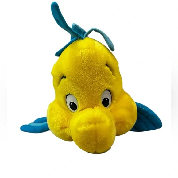 Disney Flounder, stuffed animal, approx 10