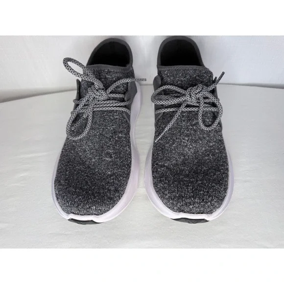 Vessi Everyday Waterproof Sneakers Women's 9 Gray‎ Knit Lace Up Comfort Shoes