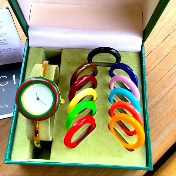 Gucci Popular Collectable Bezel Watch Bracelet