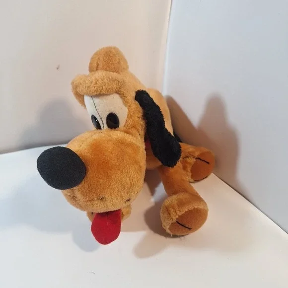 VINTAGE 1984 PLUTO DOG PLUSH DOLL‎ APPLAUSE Walt Disney Mickey Stuffed Animal