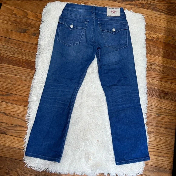 True Religion Mens Ricky relaxed straight jeans‎ size 32