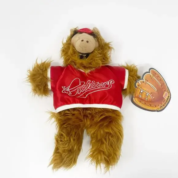 Vintage 80s Baseball Themed Stuffed Alf Burger King Exclusive
