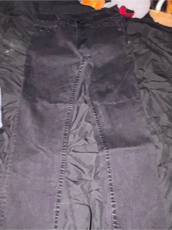 True Religion Black Seam-Front Leggings