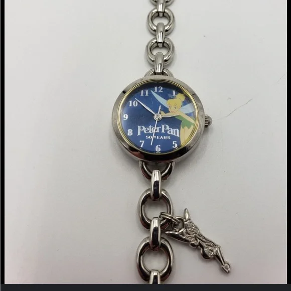 Disney Peter Pan Tinker Bell Watch with Charm