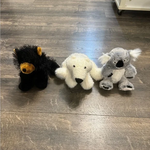 Set of 3 Ganz Webkins‎ Stuffed Animals from 2006-2007