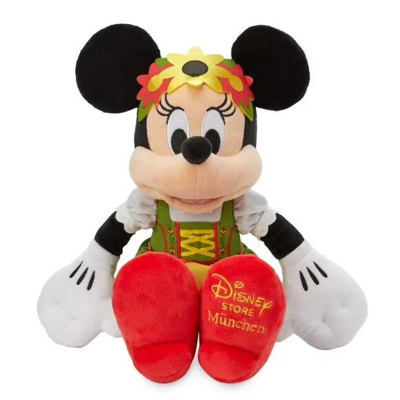 Disney Store Minnie Mouse München Germany Bavarian Plush Collectible 14.5