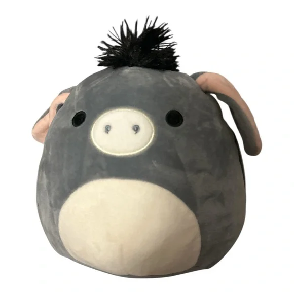 Squishmallows‎ 8” Jason Donkey Gray Cracker Barrel Exclusive