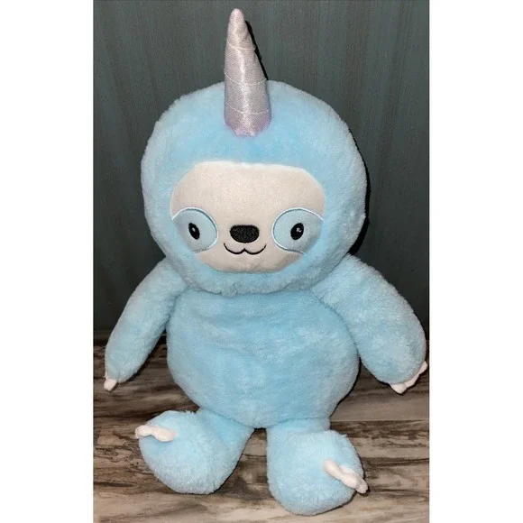 2020 FOA SCHWARZ GLOW BRIGHTS BLUE SLOTH UNICORN LIGHTS & SOUNDS 16