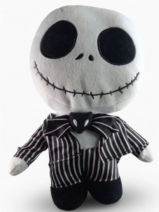 Disney nightmare before Christmas Jack Skellington Plush Toy - Black and White