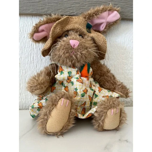 The Brass‎ Button Collectibles Flora Bunny Rabbit Plush