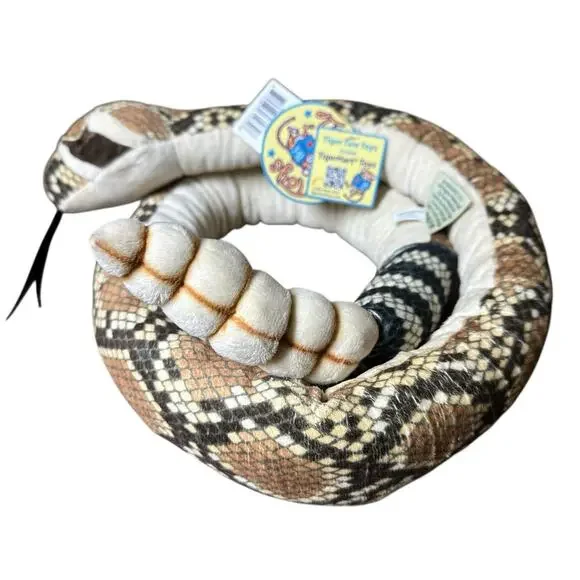 Tiger Tale Toys Rambo the Rattlesnake Plush Stuffed Animal 55