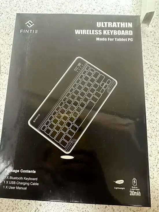 Fintie Ultrathin Wireless Bluetooth Keyboard for Tablet PC