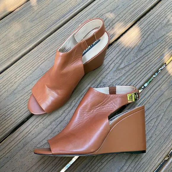 Karl Lagerfeld Rowa Wedge Sandals Woman's 10 Color‎ Conac