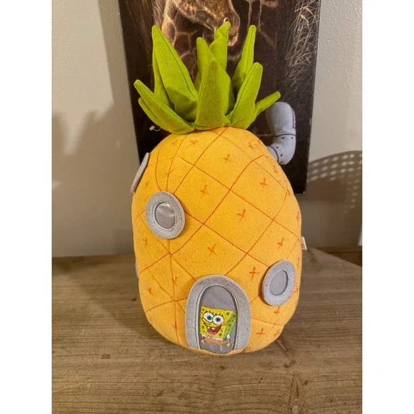 Vintage 2002‎ Nanco SpongeBob SquarePants Pineapple House Plush Toy Nickelodeon